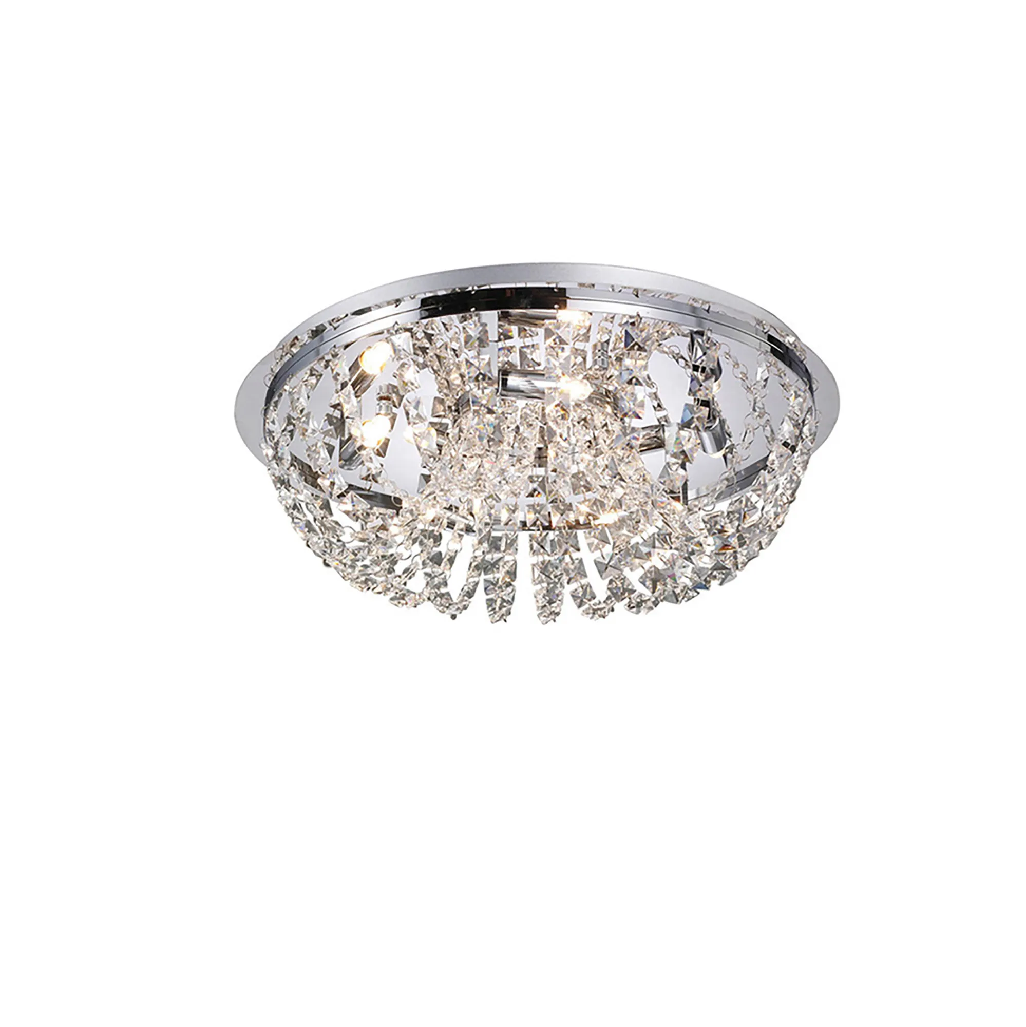 Cosmos Crystal Ceiling Lights Diyas Flush Crystal Fittings